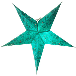 5 Point Turquoise Paper Star | Leela
