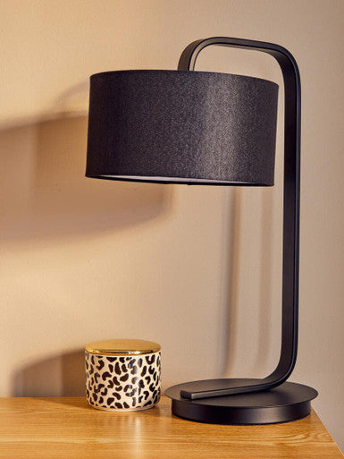 Leyna Black Table Lamp
