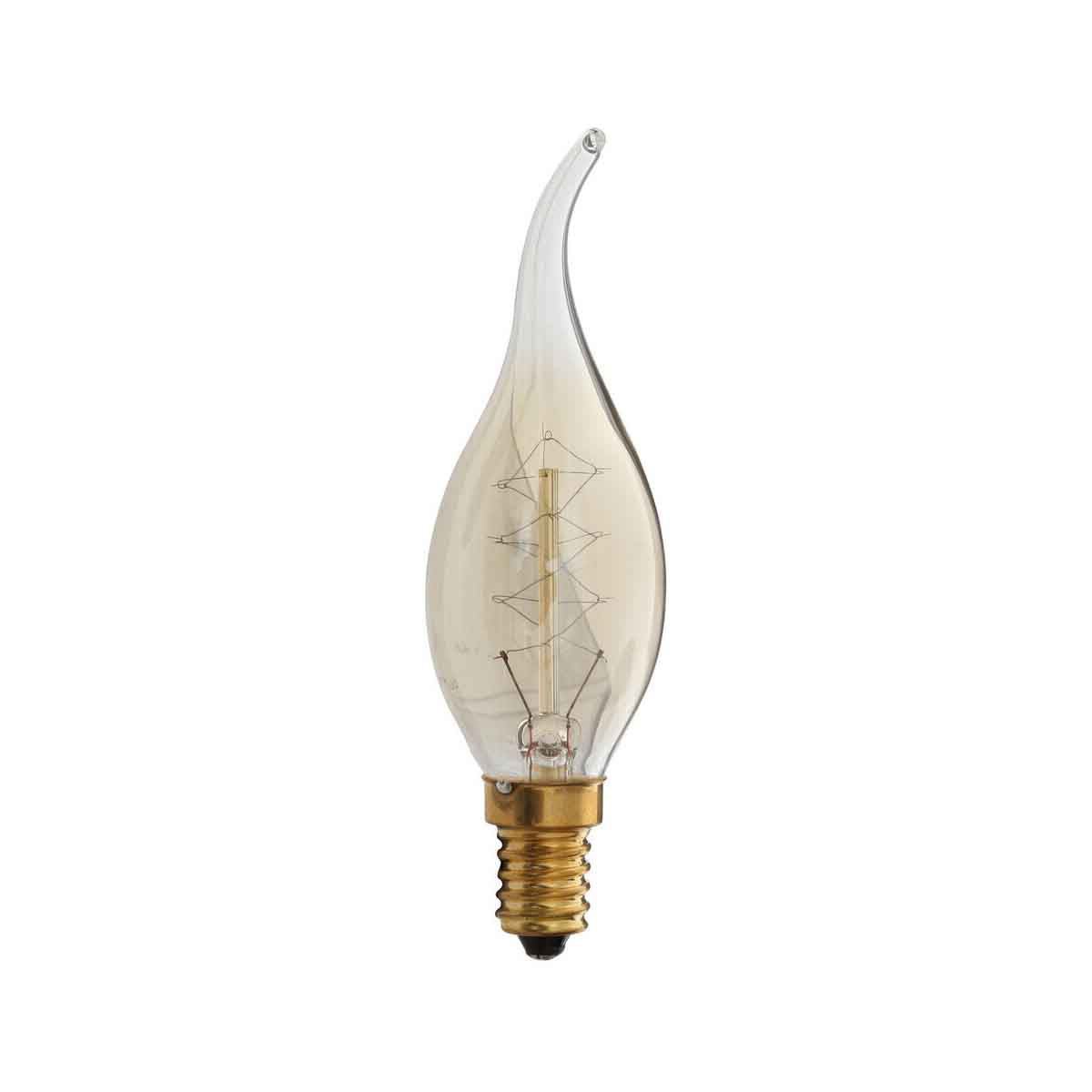 Bulbs C35t E14 220v 40 Watt Bulb - 115mm