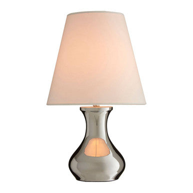 Nell Chrome Table Lamp With EU Plug - image 2