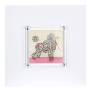 Framed Poodle Wall Art