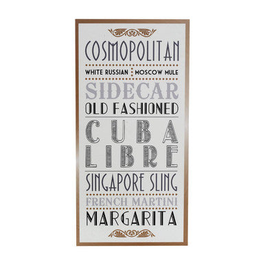 Madera Cocktail Wall Plaque - image 2