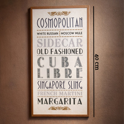 Madera Cocktail Wall Plaque - image 5