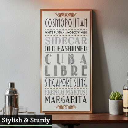 Madera Cocktail Wall Plaque - image 3