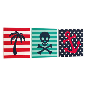 3 Assorted Wall Plaque | Pirate