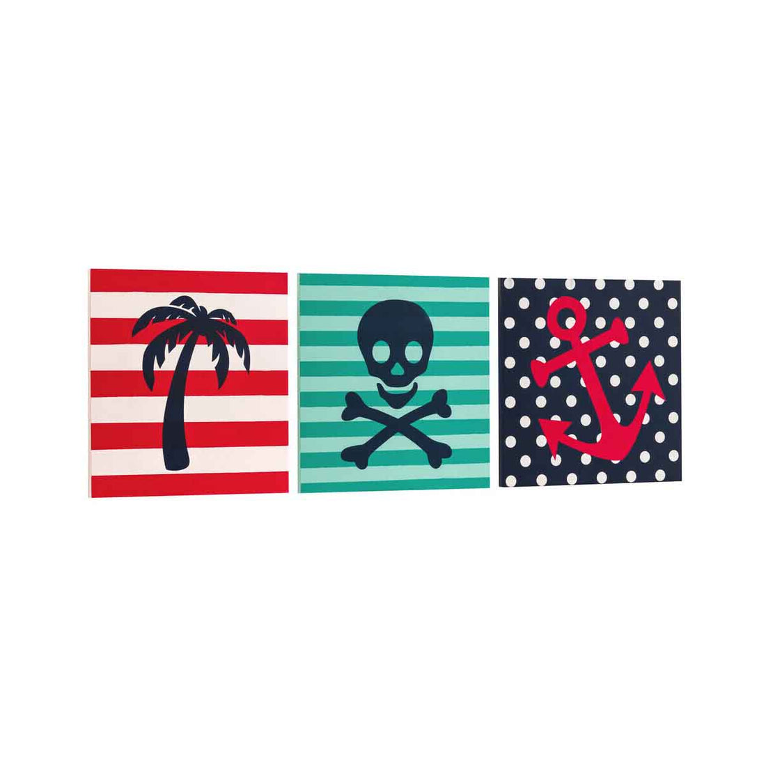 Pirate 3 Assorted Wall Plaque