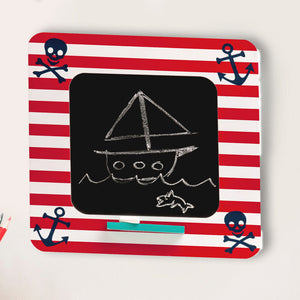 Wall Mountable Chalkboard | Pirate