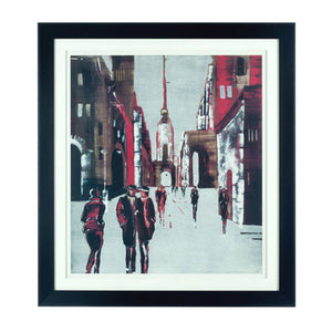 Framed Drawing Wall Art | City