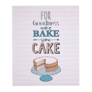 Bake Some Cake Wall Plaque | Pretty Things