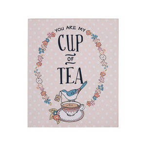 Cup of Tea Wall Plaque | Pretty Things