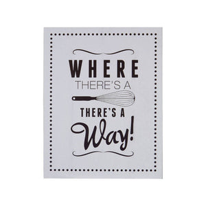 Where There's A Whisk Wall Plaque | Pun and Games