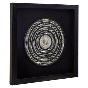 Nason Framed Silver Disc Wall Art