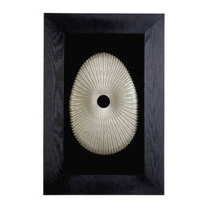 Nason Framed Oval Carving Wall Art