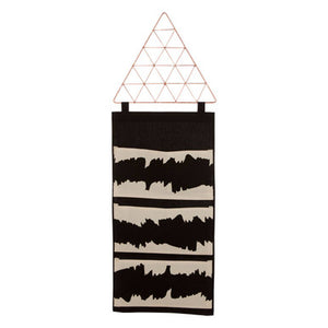 Black Wall Hanging Pocket Organiser | Verti