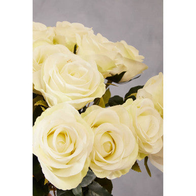 Fiori Artificial flowers White Rose Stem