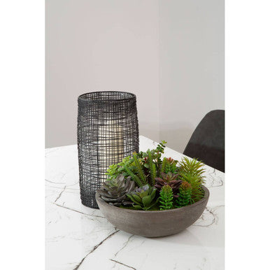 Fiori Paper Stone Effect Pot Mixed Succulent