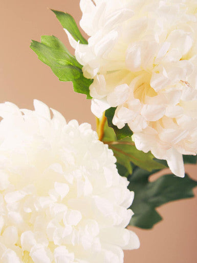 Fiori 84cm Chrysanthemum White Stem