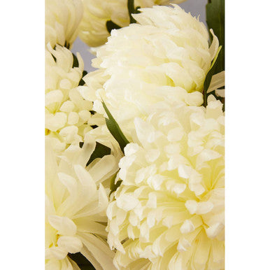 Fiori 84cm Chrysanthemum White Stem