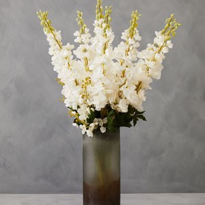 Tall White Delphinium Flower Stem | Fiori Artificial flowers