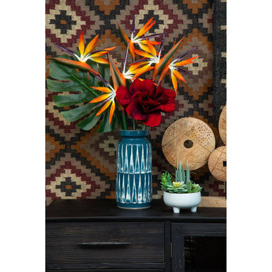 Fiori 72cm Amarylilis Burgundy Stem