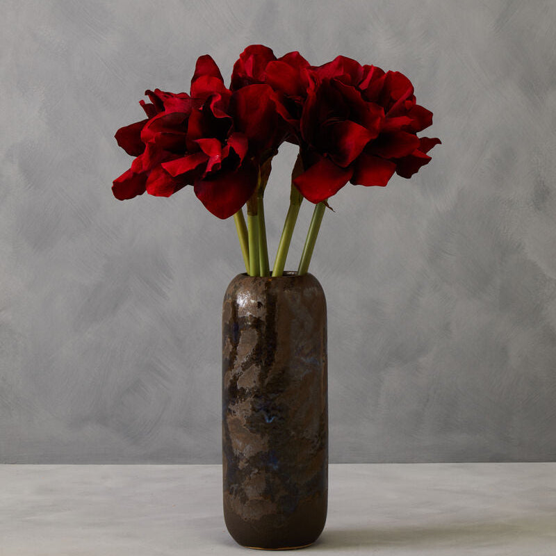 Fiori Burgundy Amarylilis Flower Stem