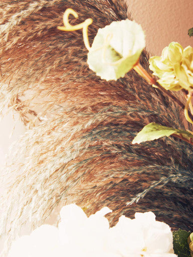 Fiori Blue Tall Pampas Grass Stem