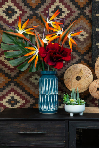 Fiori Mixed Succulents In Large Ceramic Pot