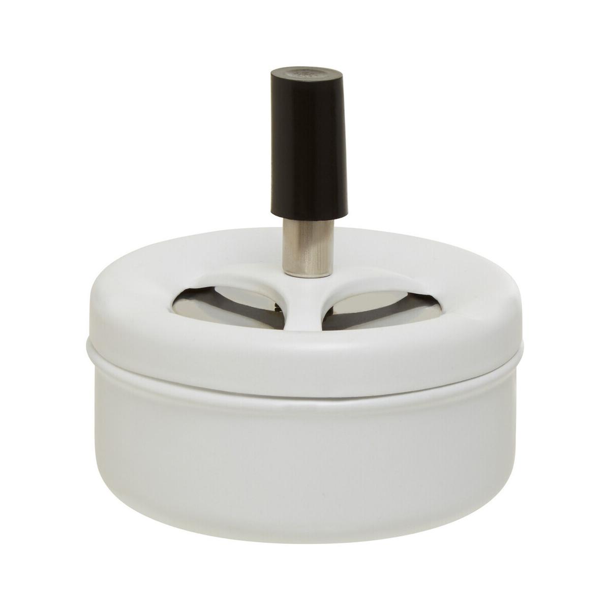 White Spinning Ashtray
