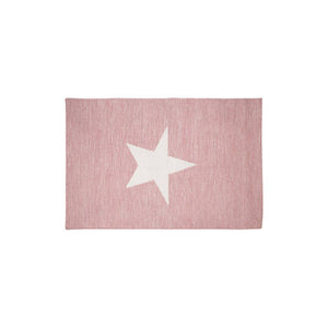 Pink and White Star Rug | Kids Rugs