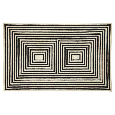 Bosie Milana Large Black And White Rug