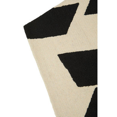 Bosie Milana Small Black and White Geometric Rug