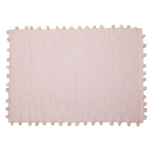 Kids Rectangular Pink Rug | Kids Rugs