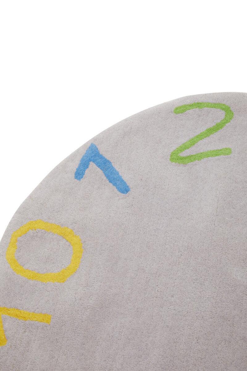 Kids Round Number Rug