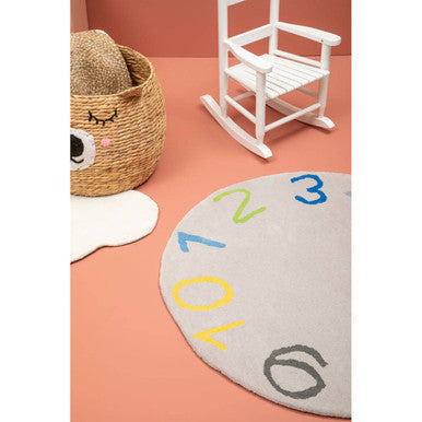 Kids Round Number Rug
