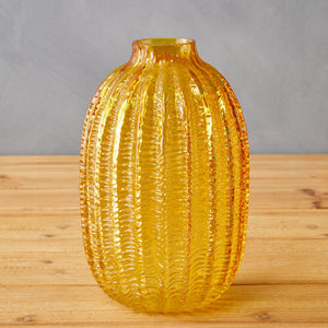 Large Yellow Glass Vase | Bionda