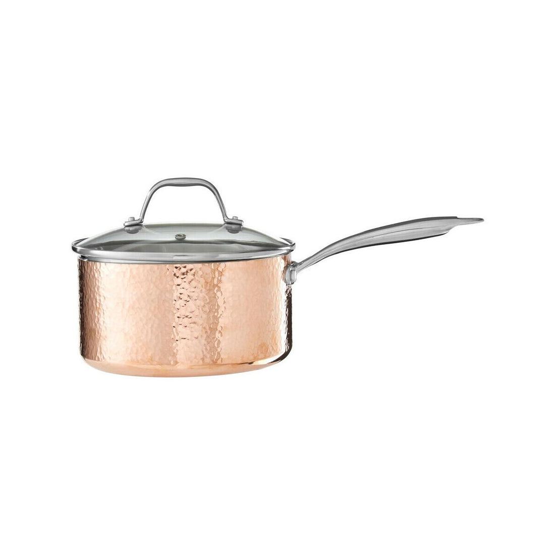 Minerva Large 20 cm Hammered Saucepan