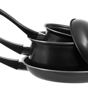 3Pc Pan Set Black | Viggo
