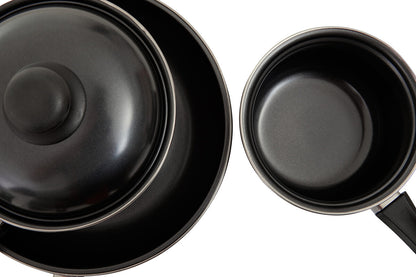 Amos 3Pc Pan Set Black - Image 5