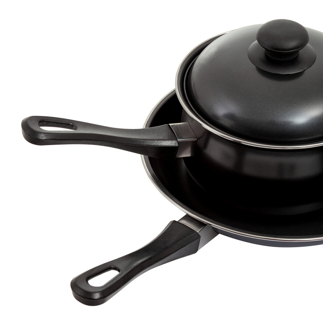 Amos 3Pc Pan Set Black - Image 6