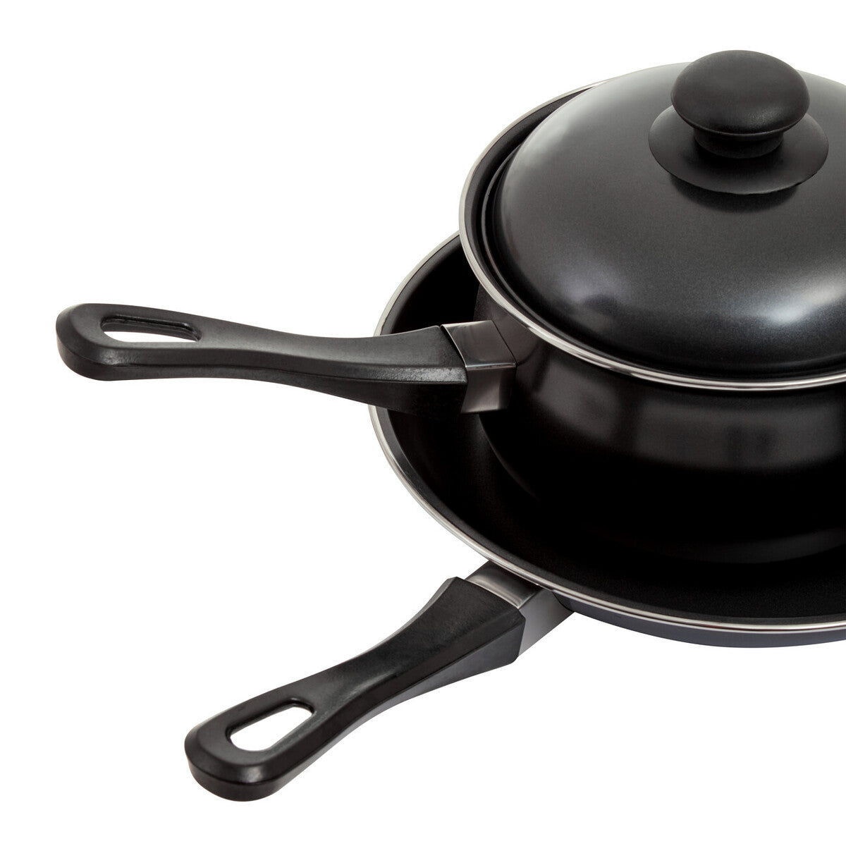 Amos 3Pc Pan Set Black - Image 6