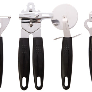 4Pc Kitchen Gadget Set Black | Niko