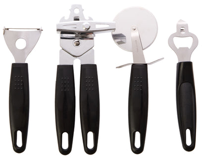 4Pc Kitchen Gadget Set Black | Niko