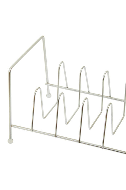 Gio Rectangular Plate Rack Chrome - Image 4