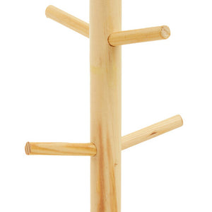 Pine Wood 6 Cup Mug Tree | Nolan