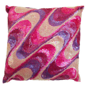 Diva Sequins Pink Cushion