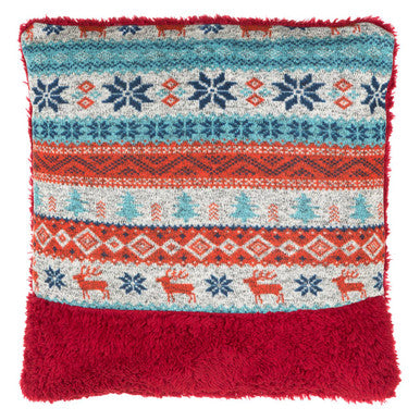 Heritage Fairisle Red Cushion - image 1