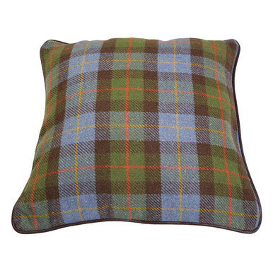 Heritage Large Green Check Cushion