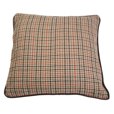 Heritage Large Beige Check Cushion - image 2