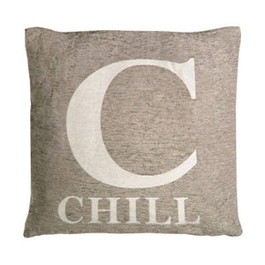 Chill Natural Cushion | Words