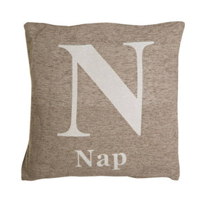 Natural Nap Cushion | Words